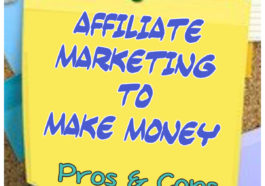 Affiliate marketing to make money