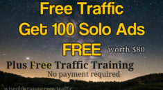 free traffic and training on how to make money online